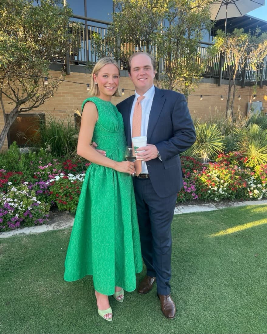 Green Rachel Gilbert Dress - Image 3