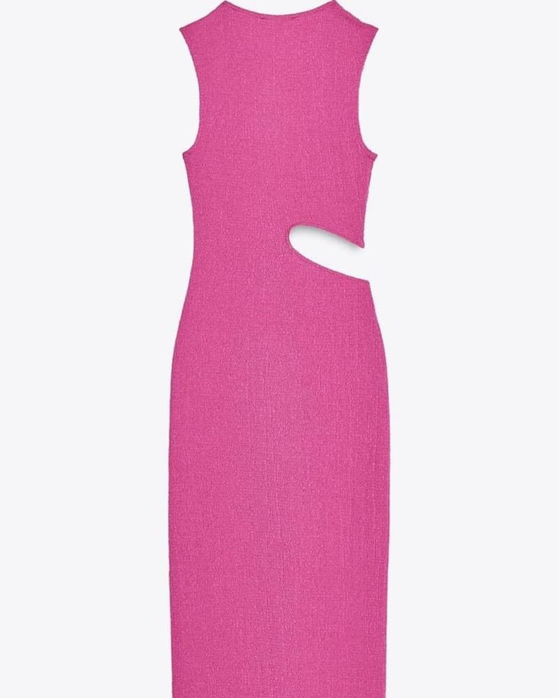 Cut Out Midi Dress - Image 4