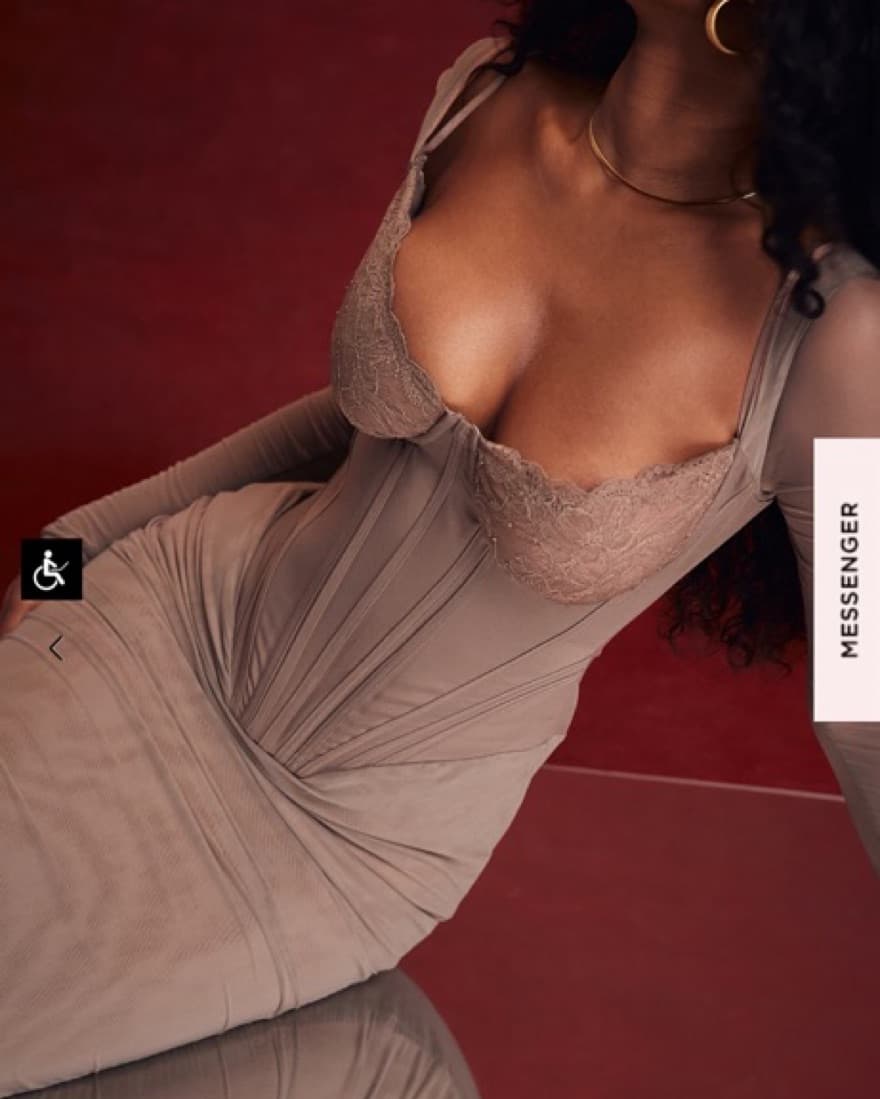 House Of Cb Safran Long Sleeve Midi - Image 4