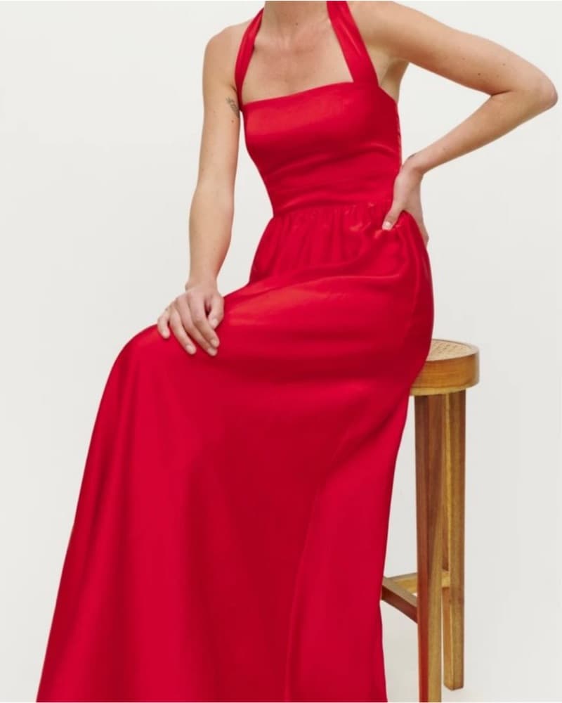 Long Red Dress - Image 1