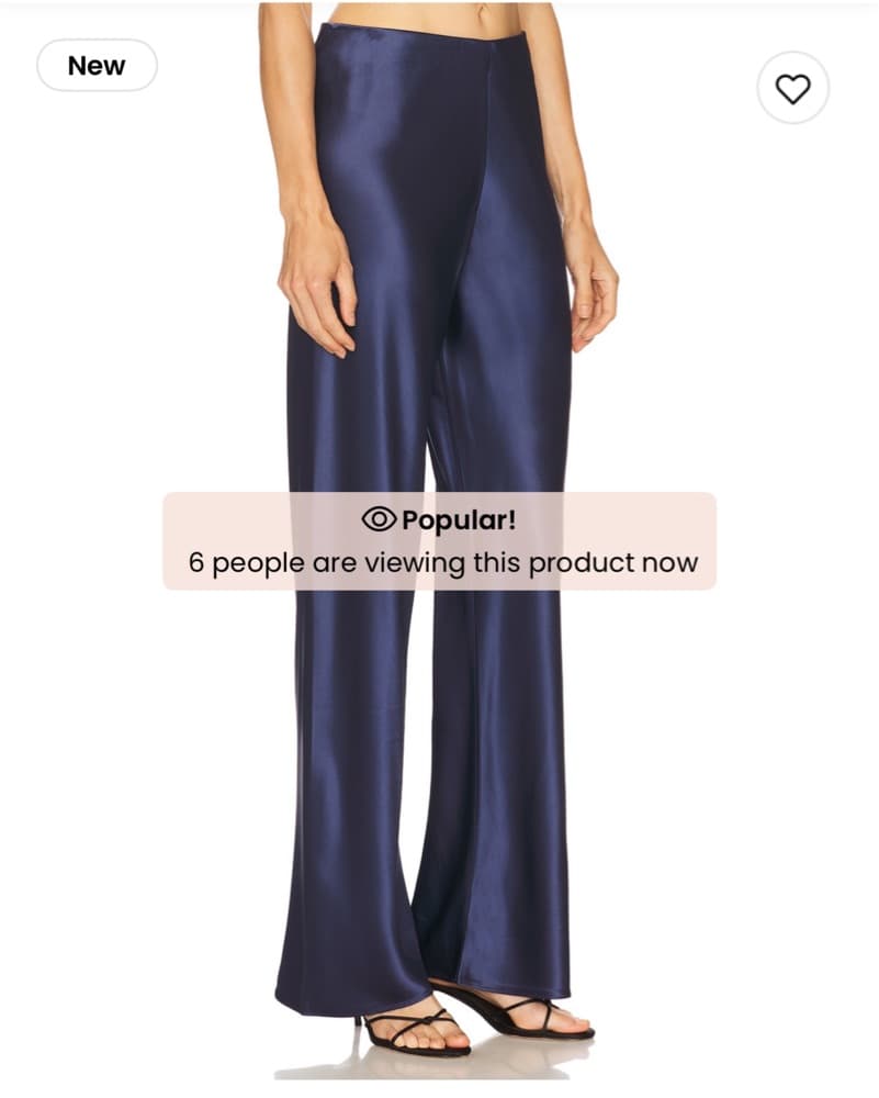$600 CAMI NYC Navy blue 100% Silk Set  - Image 5