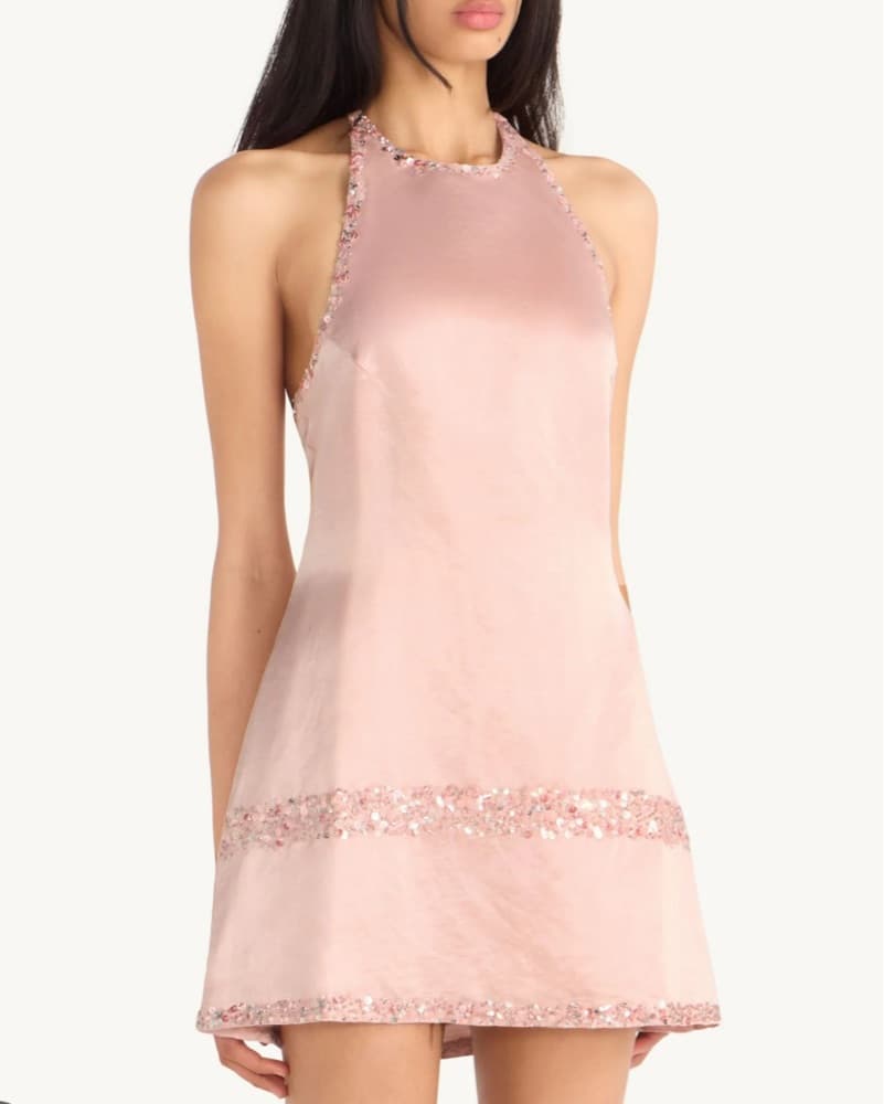 Asta Resort Bon Bon Pink Mini Dress - Image 1