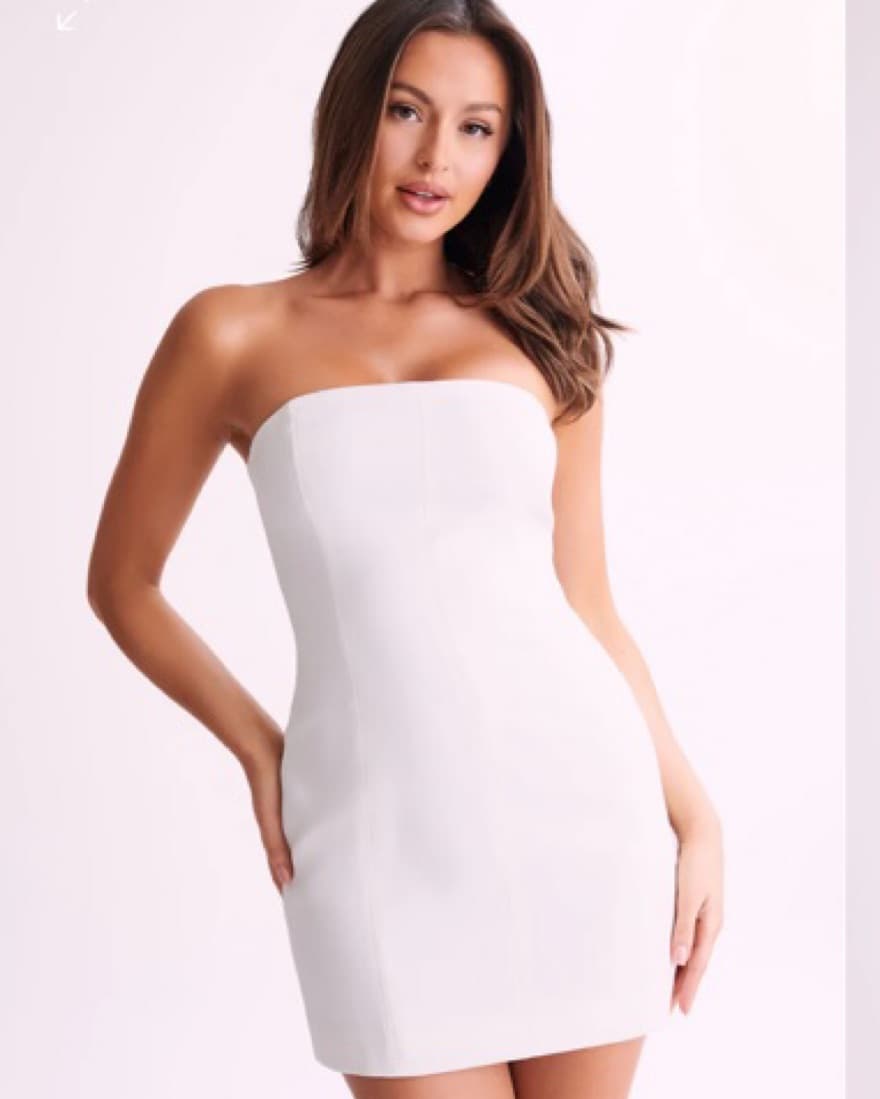 Maci Crepe Mini Dress - Image 2