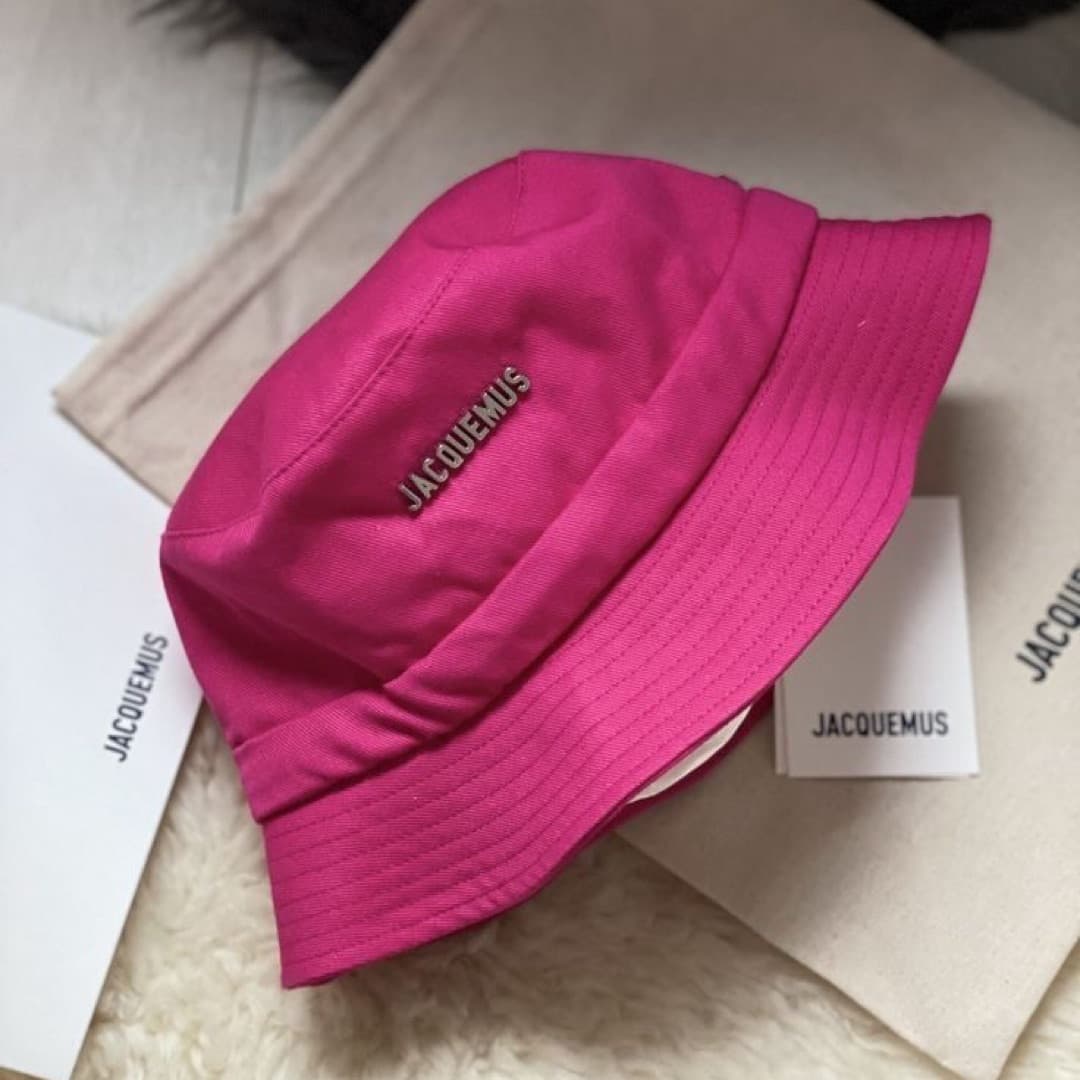Jacquemus Hot Pink Bucket Hat by Jacquemus | Pickle