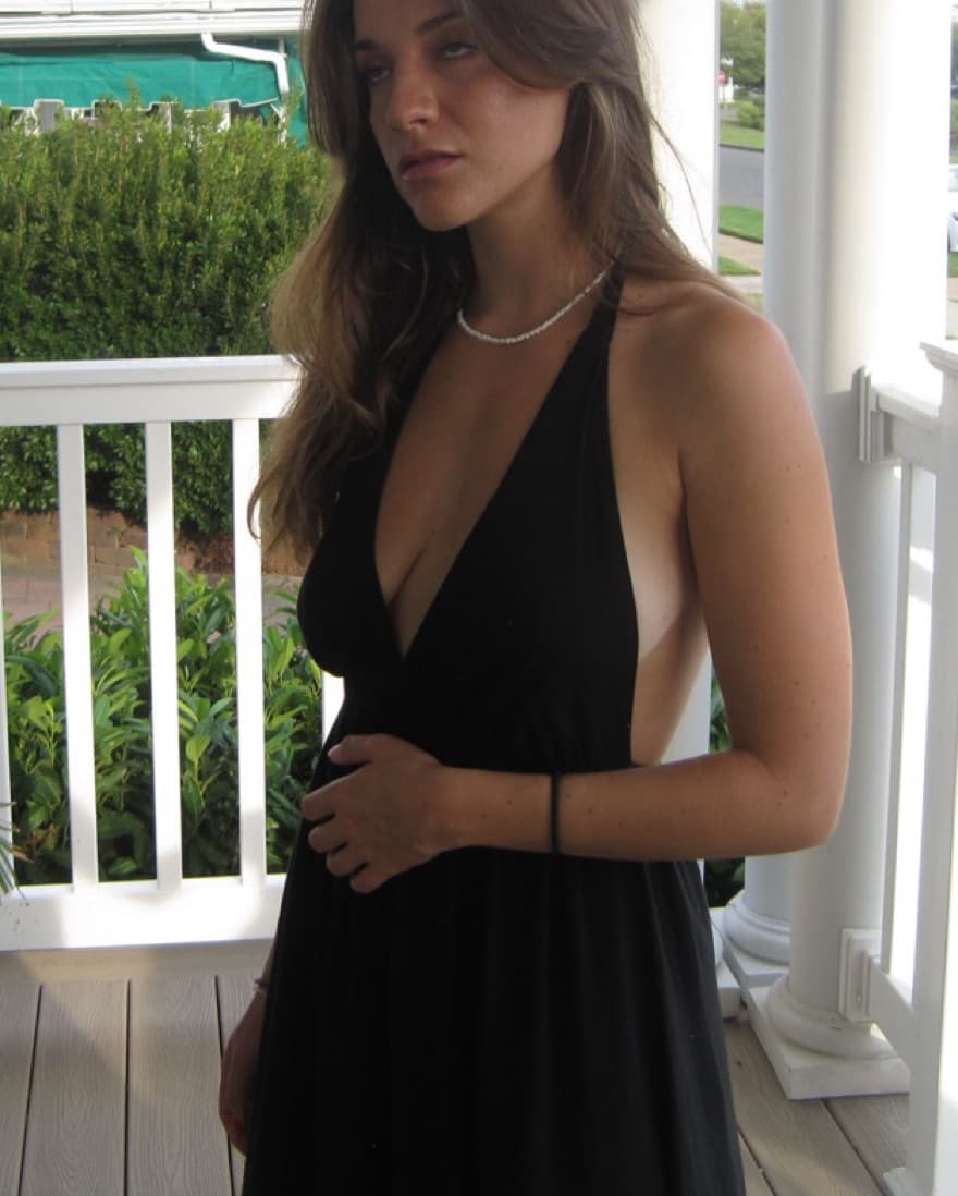 BEACHY Black Plunge Dress - Image 2