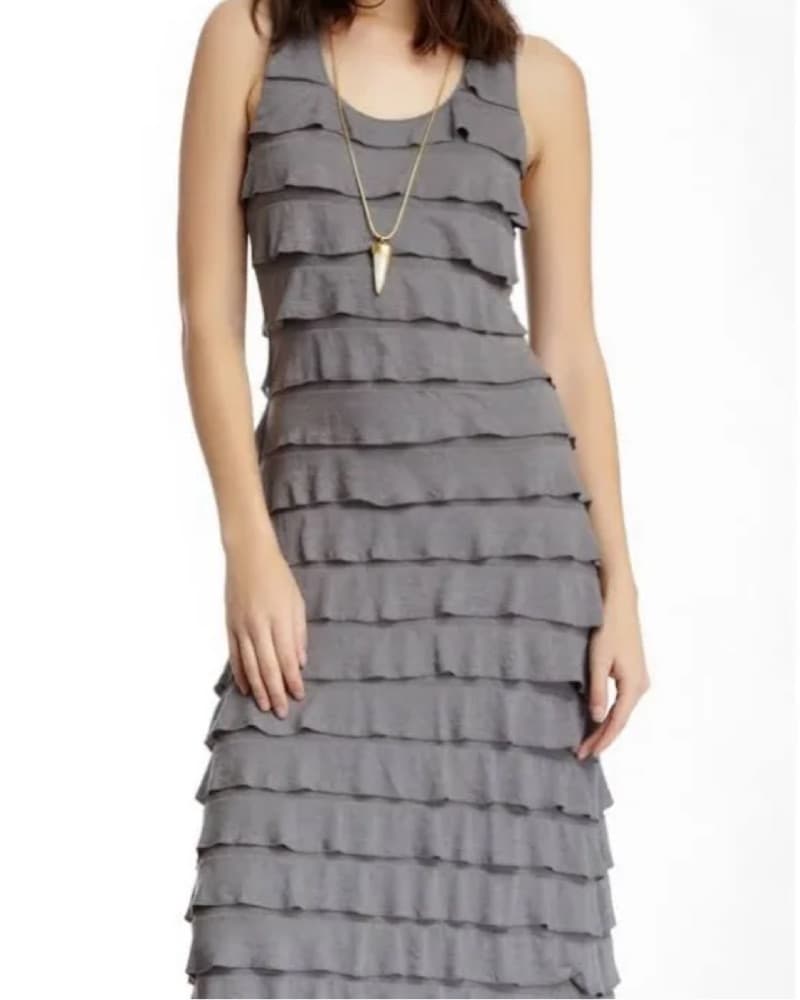 Max Edition Sleveless Tiered Dress - Image 1