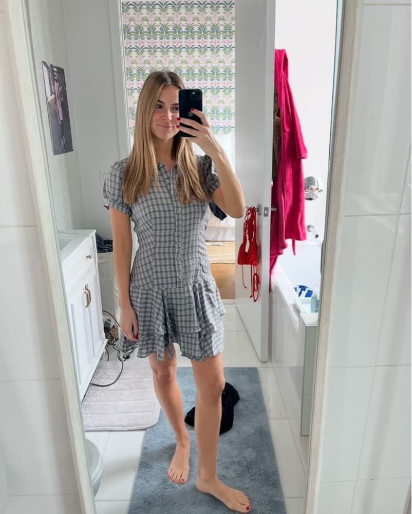 Plaid Work Dress Zara - Image 1