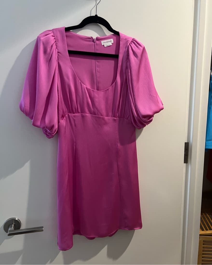 Lovers & Friends Pink Silk Mini dress  - Image 2
