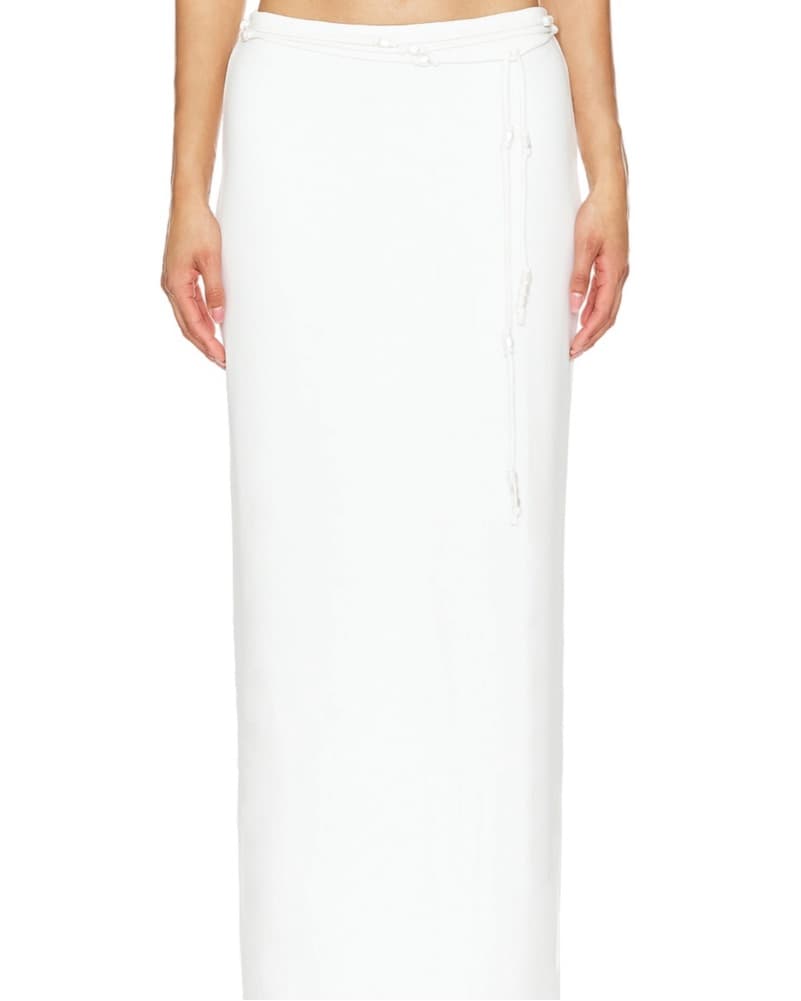 Lovers & Friends White Maxi Skirt  - Image 1
