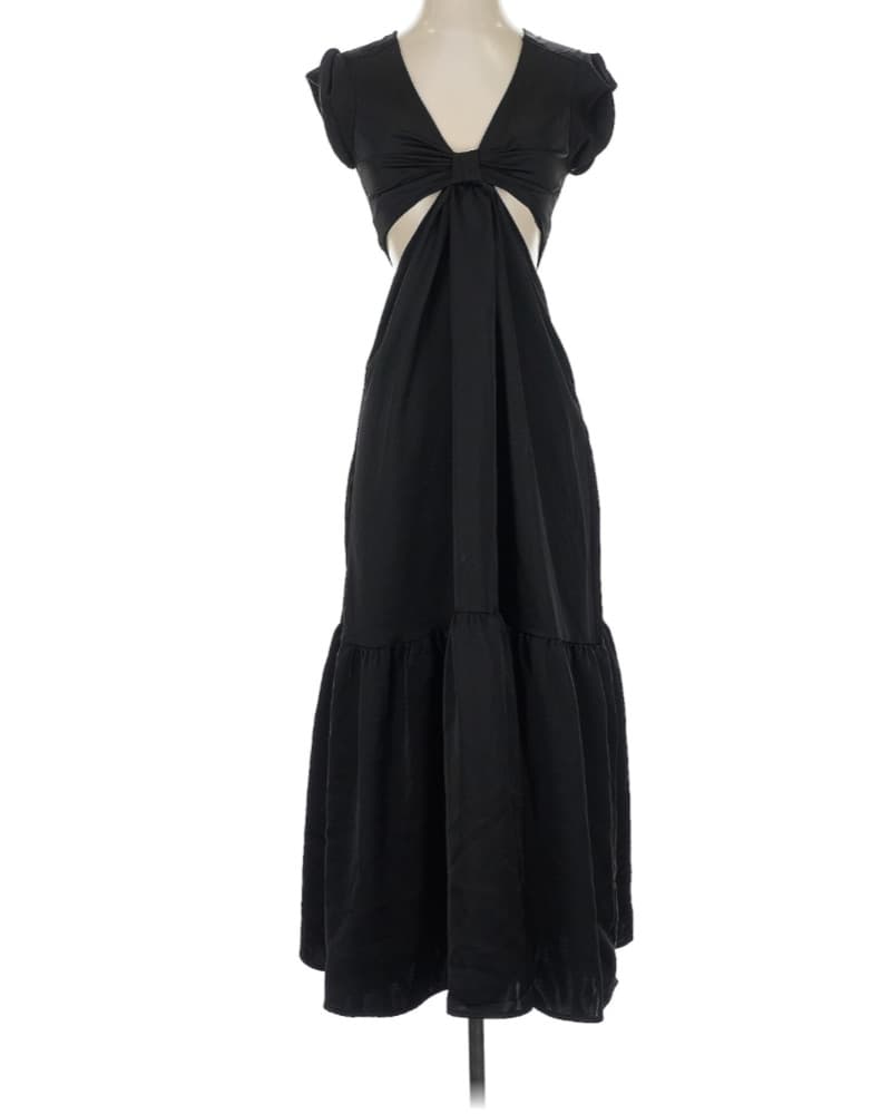 Jason Wu Black Cocktail Dress - Image 1