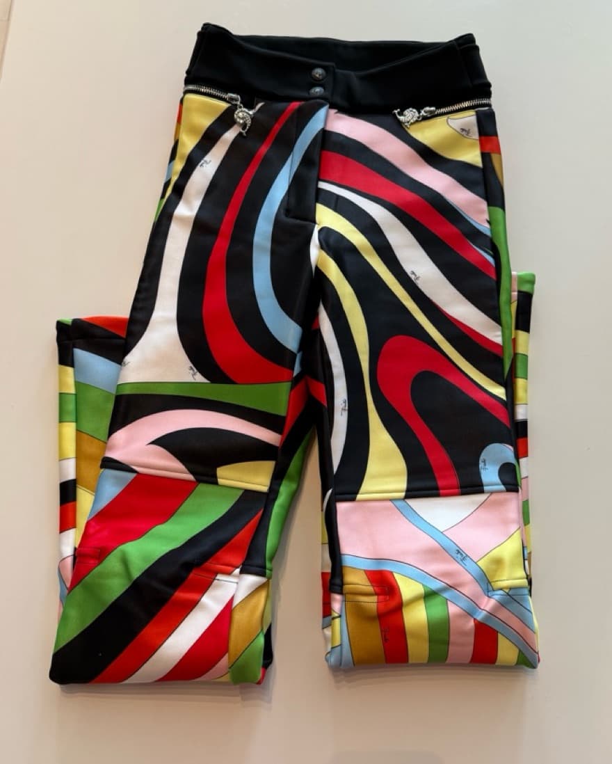 Pucci x Fuslap Ski Pants Sz 34 - Image 4