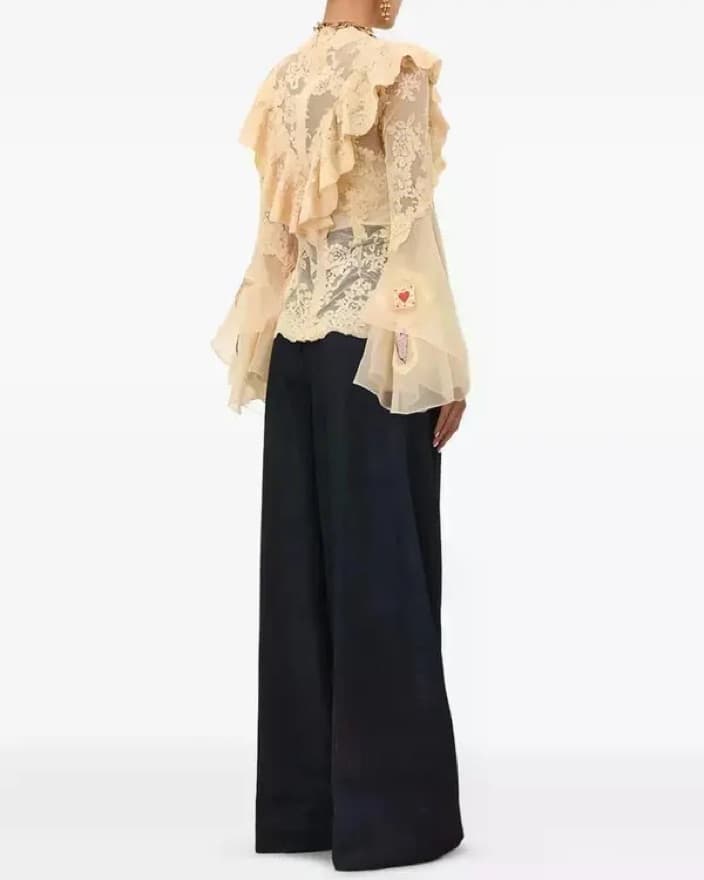 Zimmermann RTW Lace Hypnotic Top - Image 3