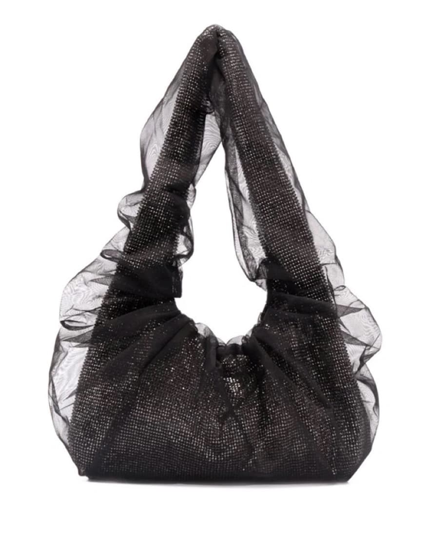 KARA Crystal Mesh Bag - Image 1