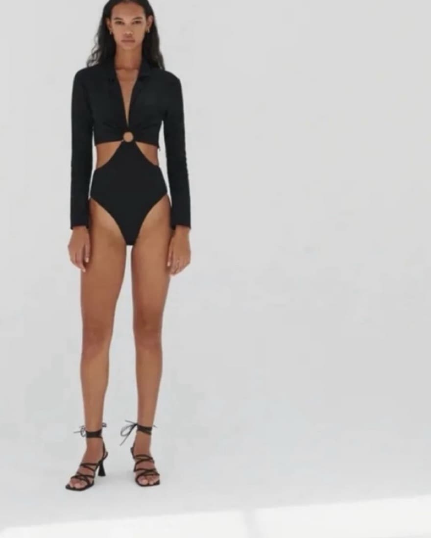 New Zara Cut Out Bodysuit - Image 2