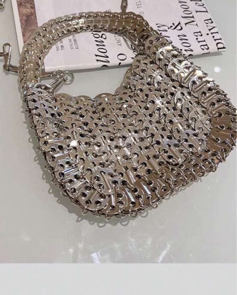 Metal Sequin Bag  - Image 4