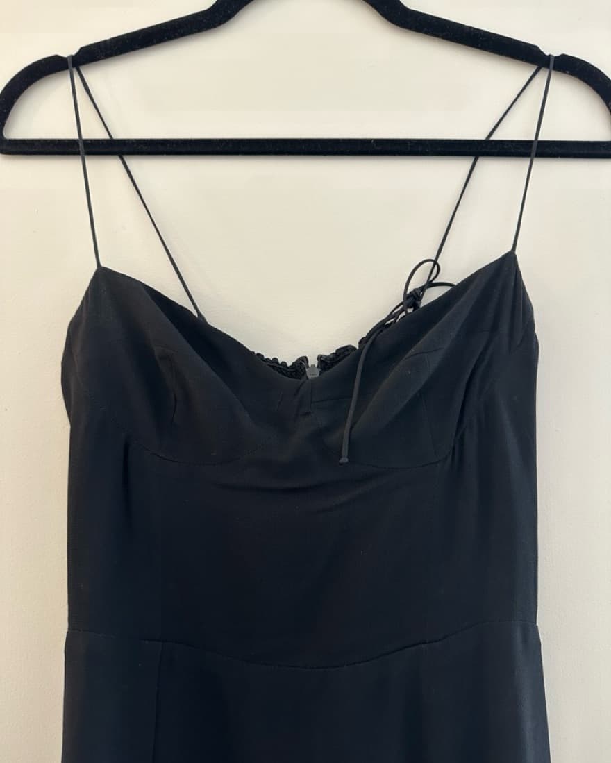 Reformation Juliette Black Maxi Dress - Image 6