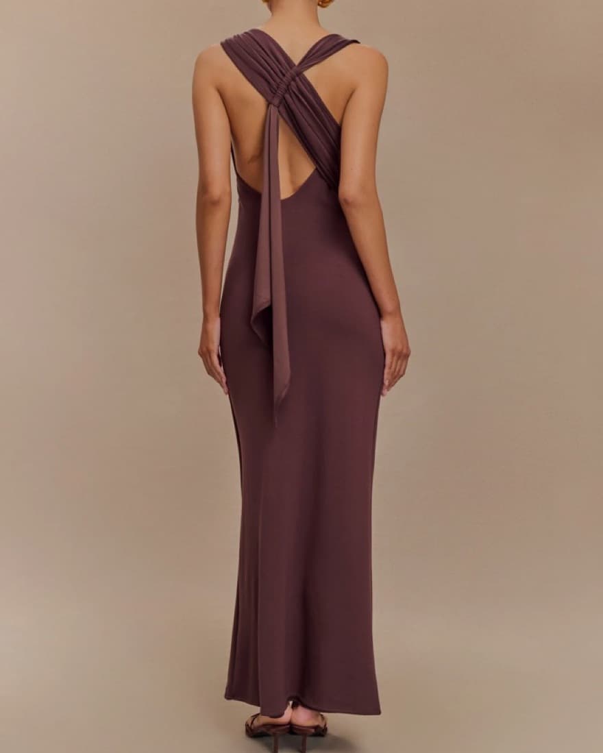 Meshki Catelyn Asymmetrical Scuba Jersey - Image 3