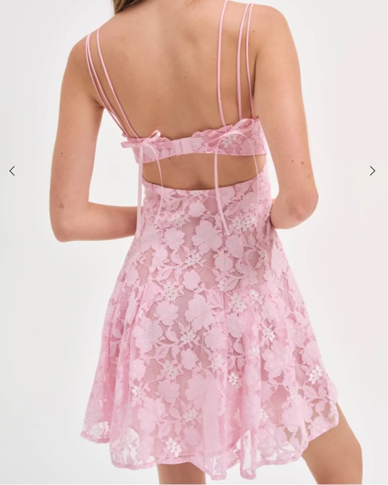 For Love and Lemons Pink Dress - Image 2