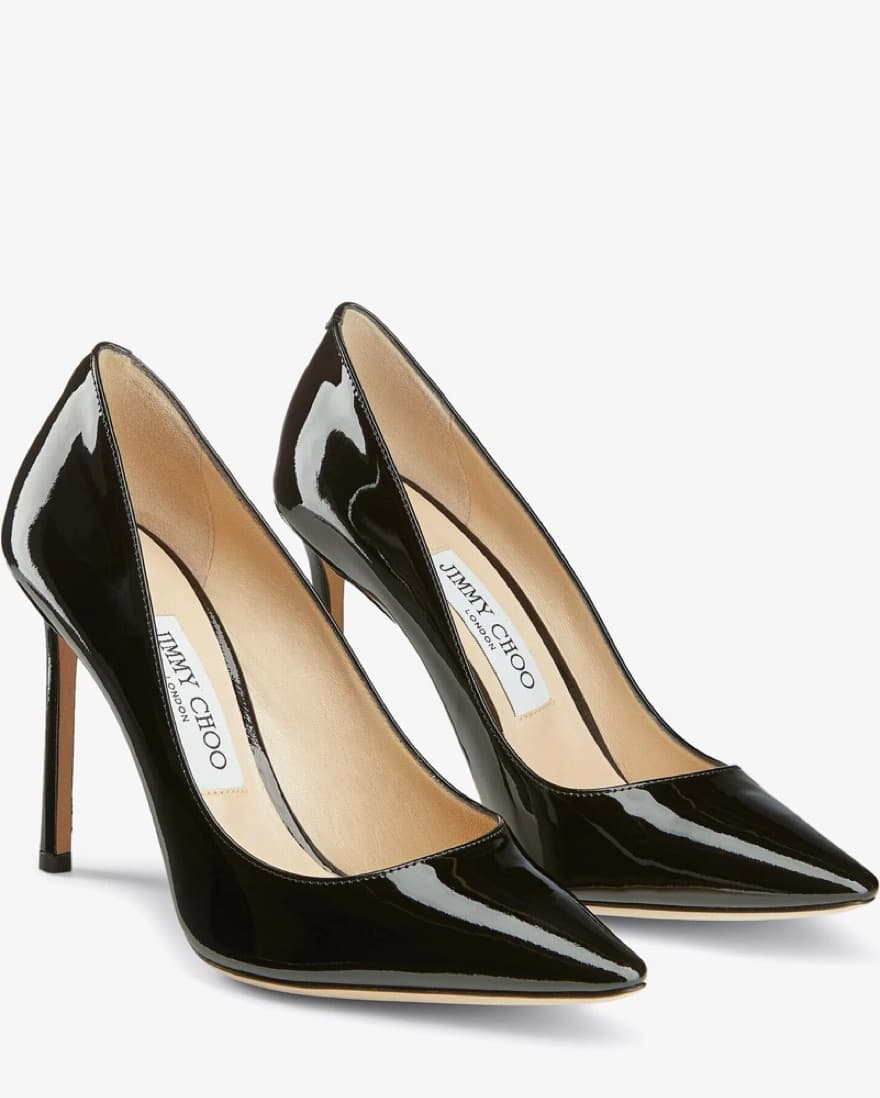 Jimmy Choo Romy 100 Heels Size 38 - Image 1