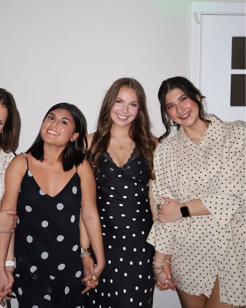 Polka Dot Puff Sleeve Mini Dress - Image 5