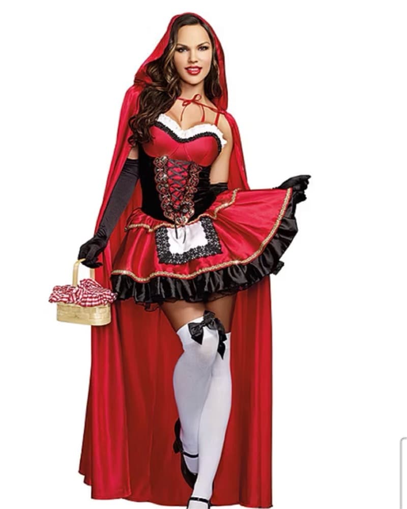 Captivating Little Red Riding Hood Costume - Image 1