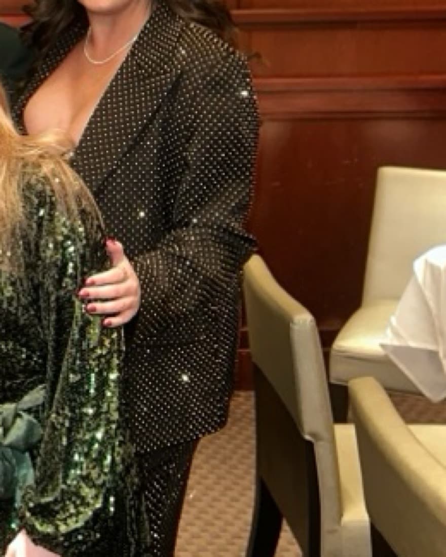Nadine Merabi Kira Black Blazer And Pant - Image 4