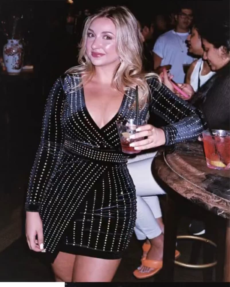 Dazzling Studded Party Dress - Image 2