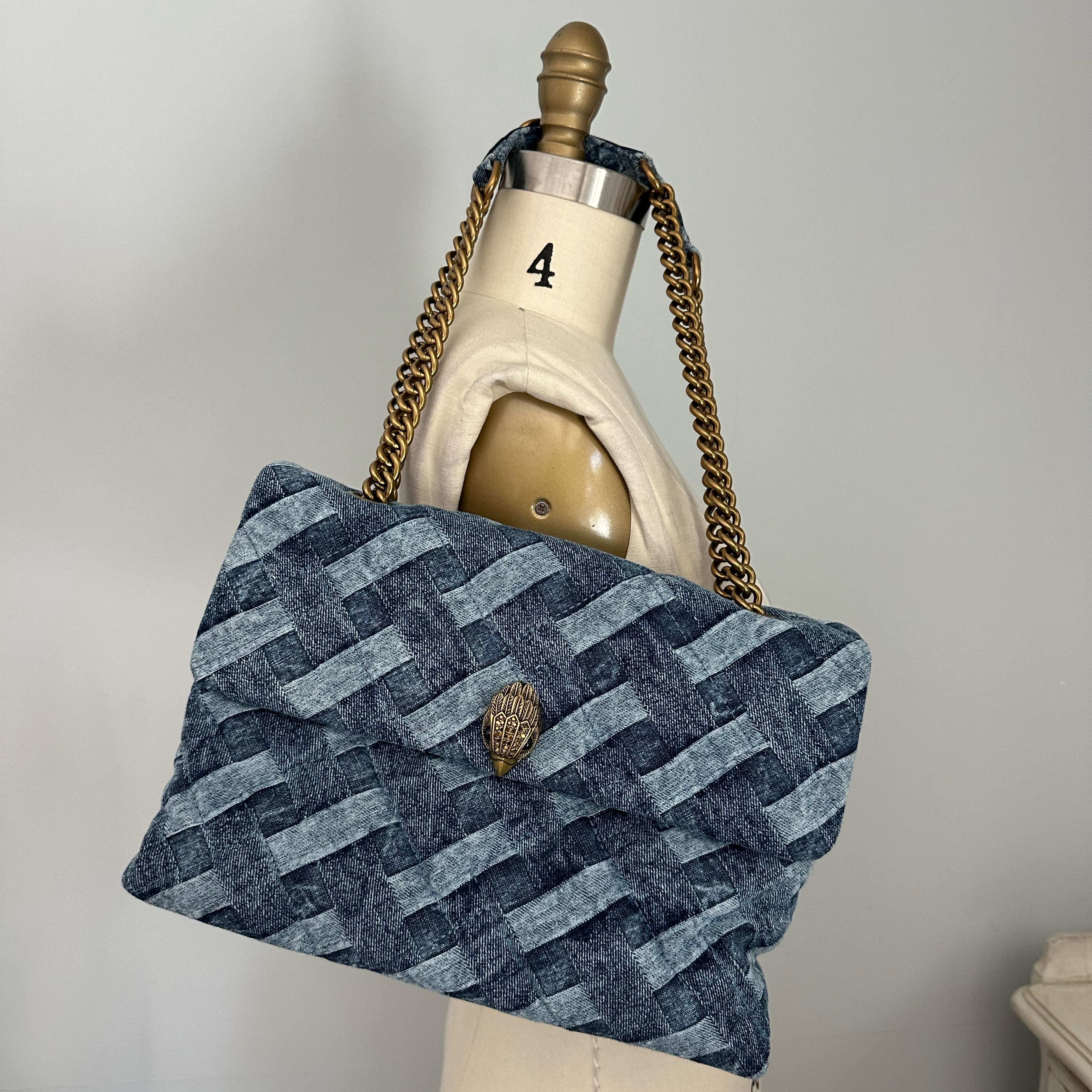 Neverworn Denim Kensington Bag - Image 3