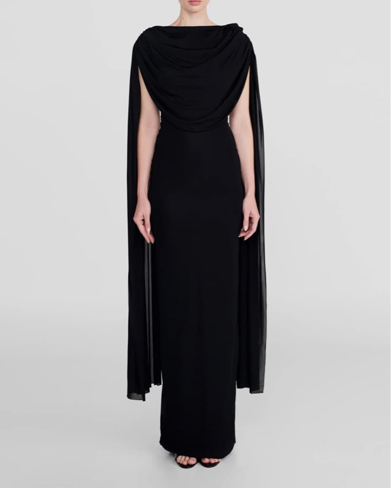 Maygel Black Maxi Dress  - Image 1