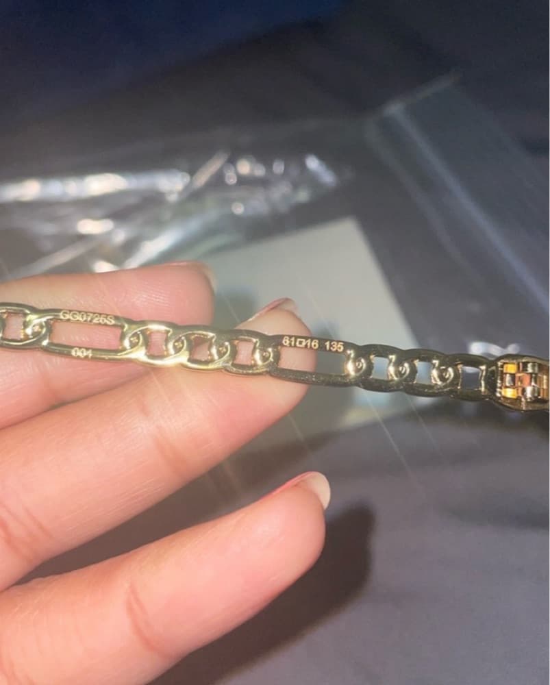 Gucci Sunglasses GG0725S 001 Gold/Grey L - Image 6