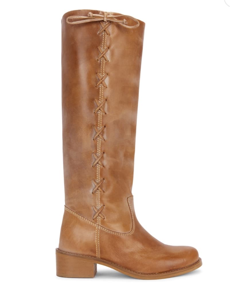 Dico Copenhagen Dark Tan Laced Boots - Image 1