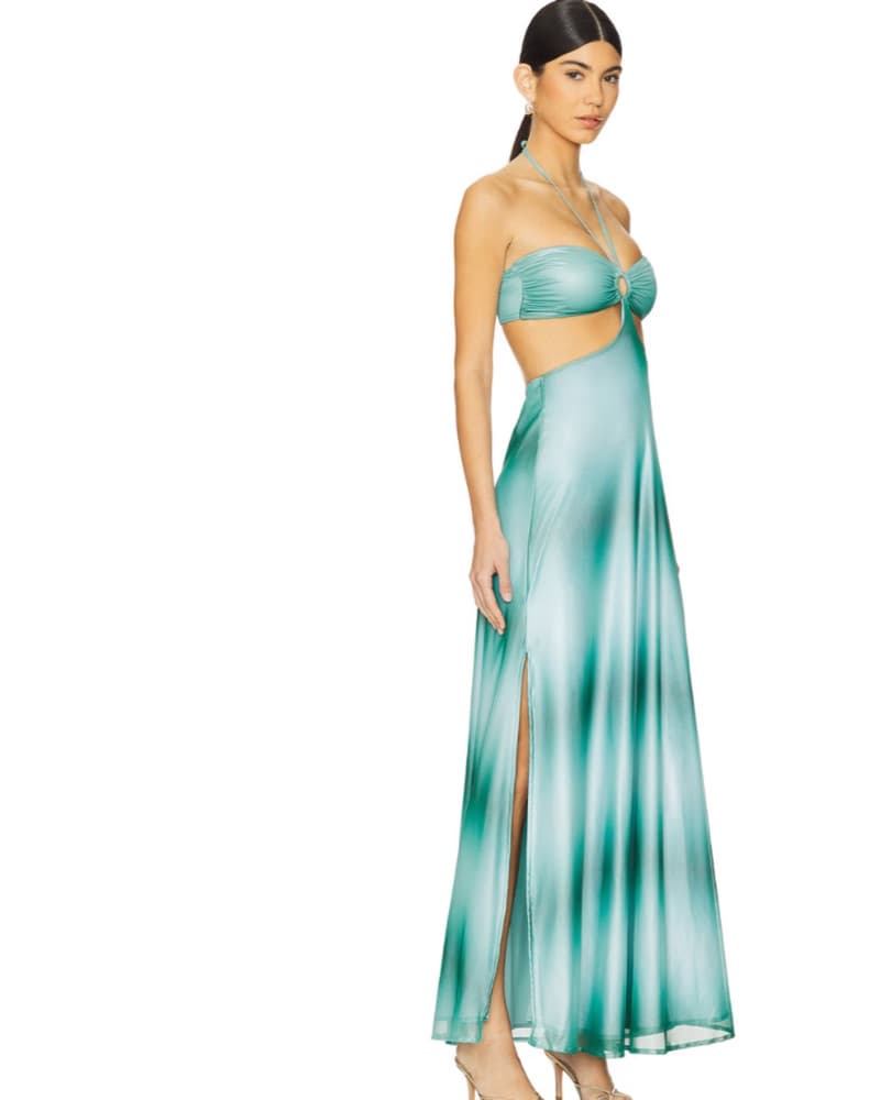 Lazuli Long Dress In Marea - Image 4