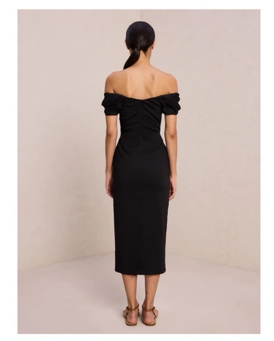 A.L.C. Nora Black Midi Dress - Image 3