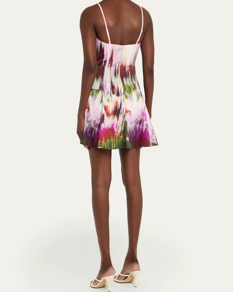 SIMKHAI Judie Mini Dress - Sorbet Motion - Image 2