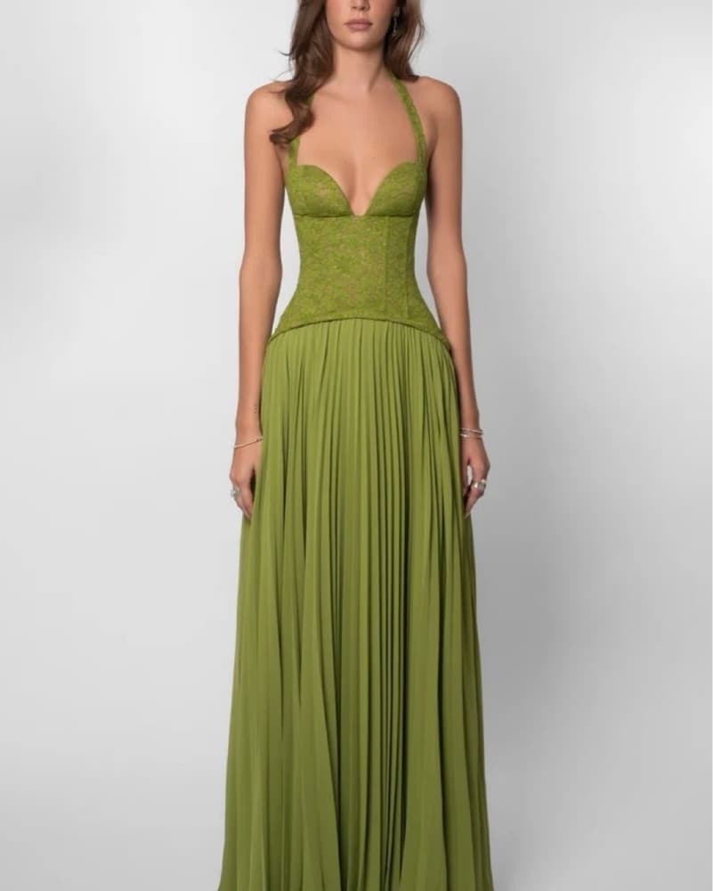  Green Fenity Gaia Dress   - Image 2