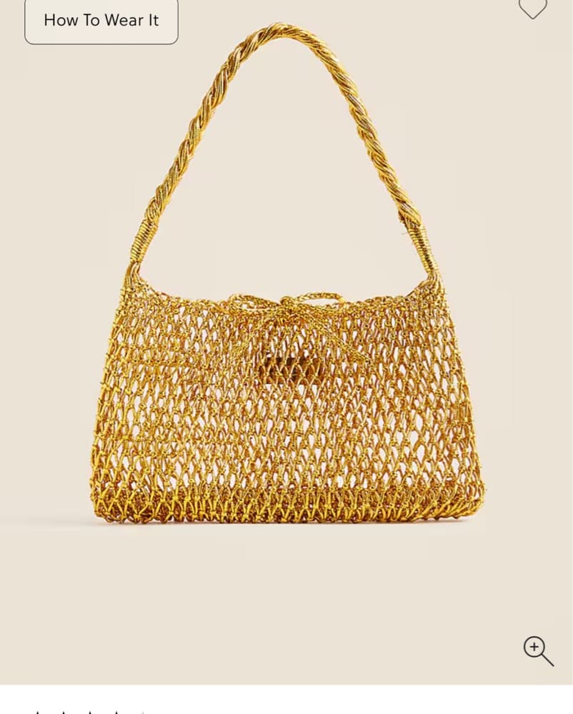 Jcrew Small Handknotted Shoulder Bag  - Image 1