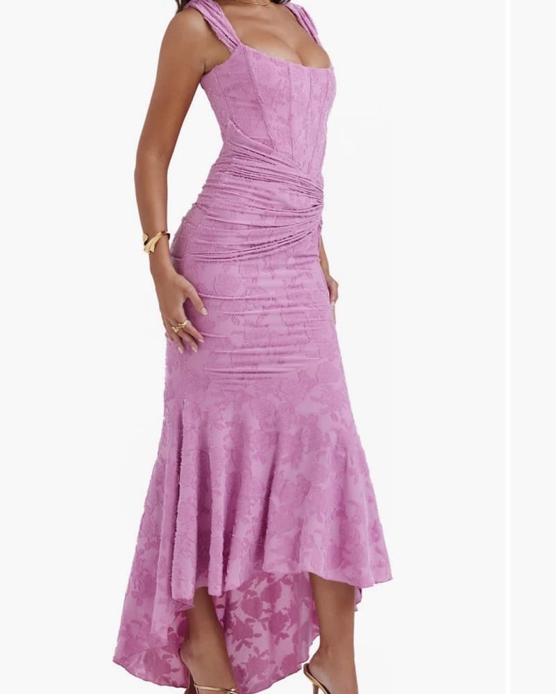 House Of Cb Cesca Pink Dress - Image 3