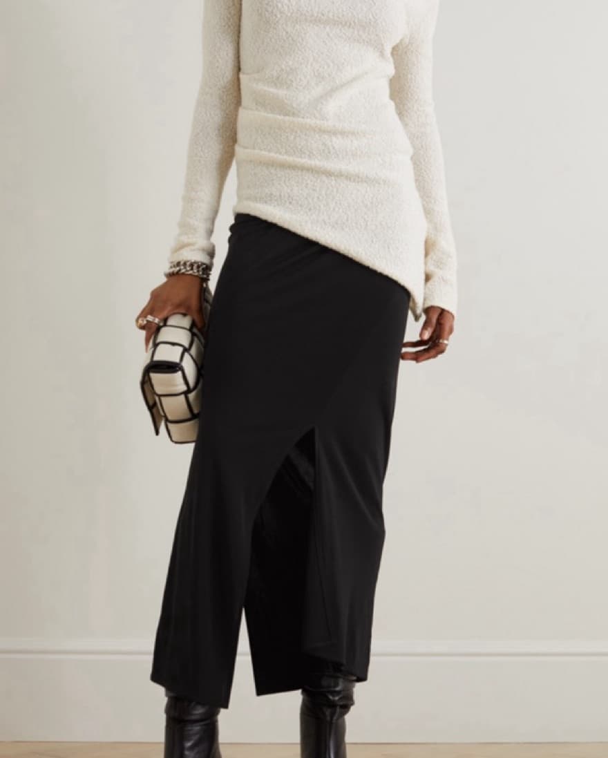 Helmut Lang Asymmetrical Midi Skirt - Image 2