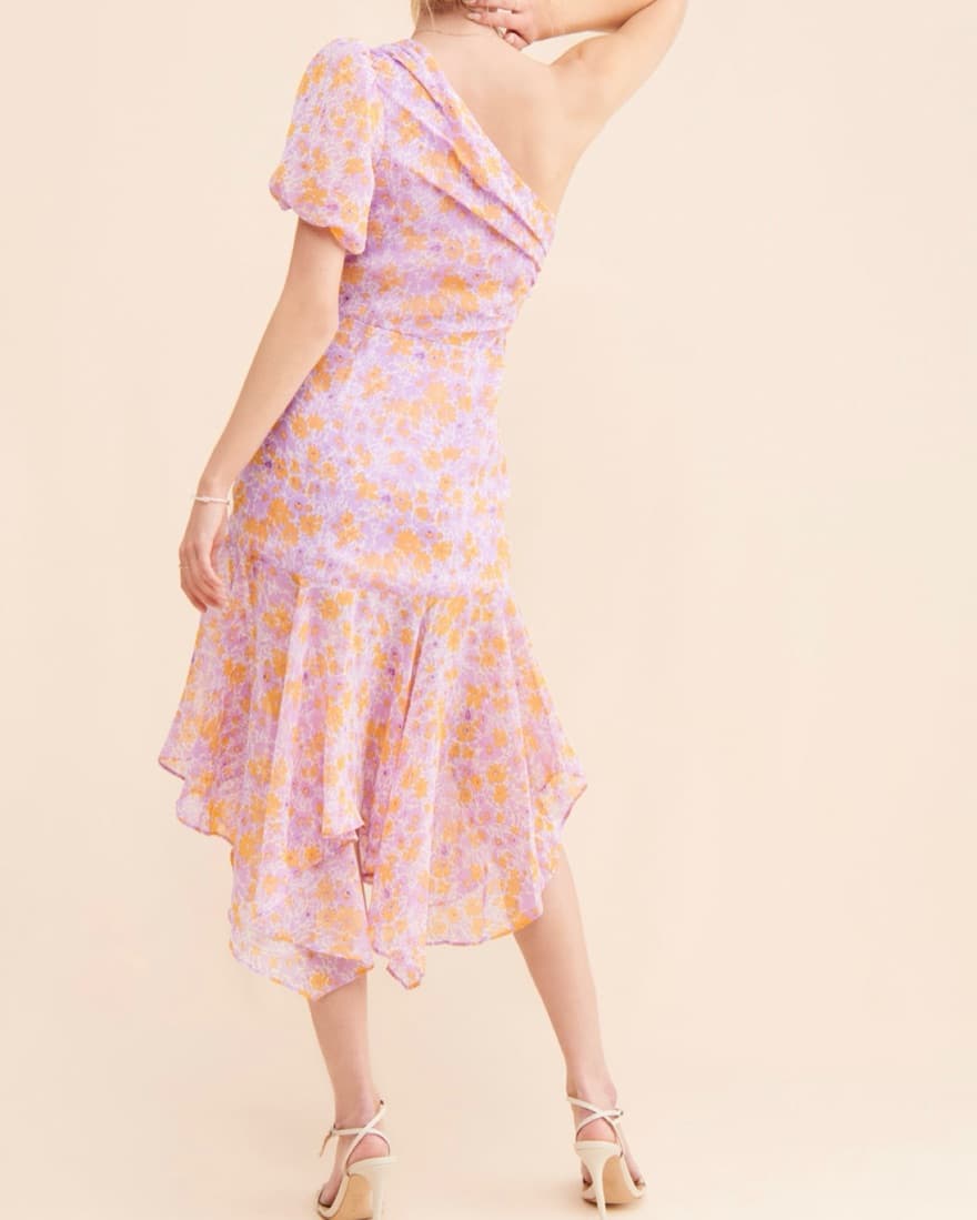 Santorini One Shoulder Midi Dress - Image 2