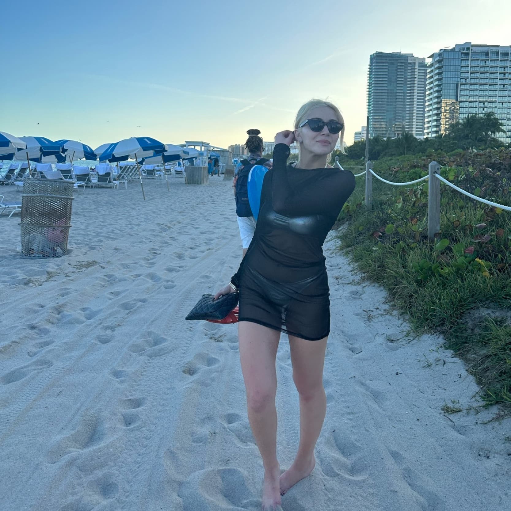 Fashion Nova Black Coverup - Image 1