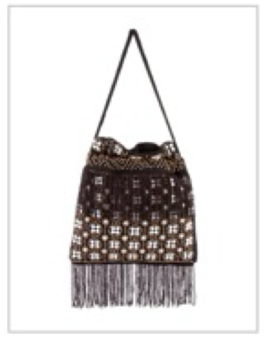 Staud Beaded Drawstring Bag - Image 2