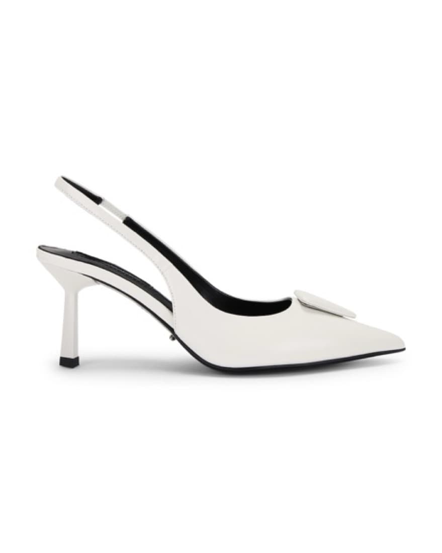 White Tony Bianco Bertie Slingback Pump - Image 1