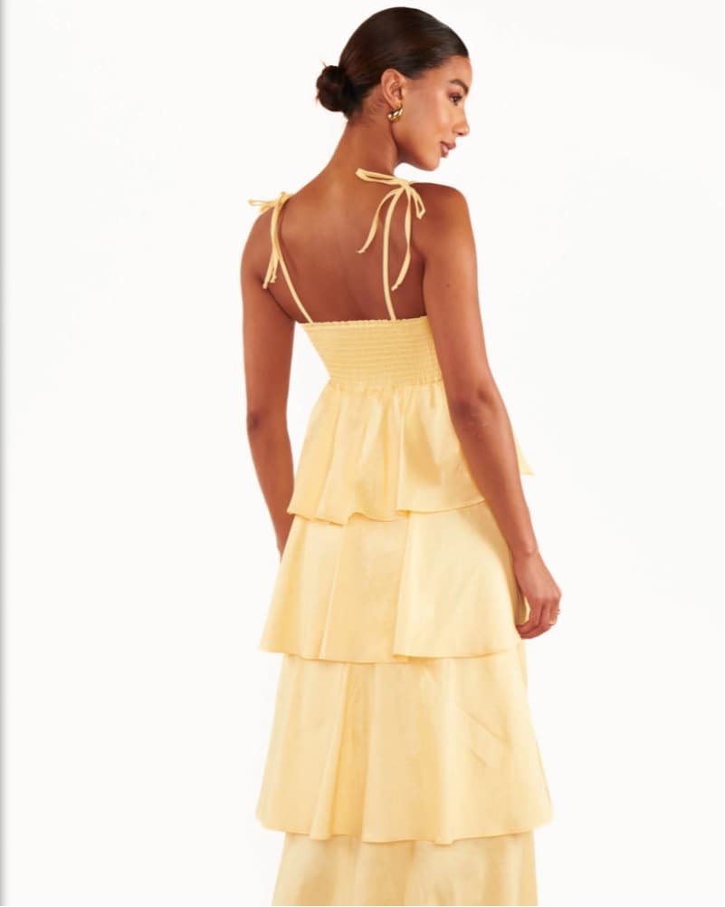 Show Me Your Mumu Tiered Yellow Dress - Image 4
