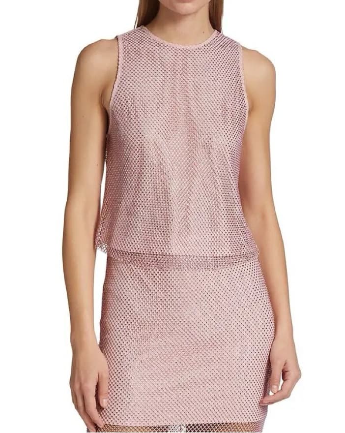 Alice & Olivia Crystal Pink Top - Image 5