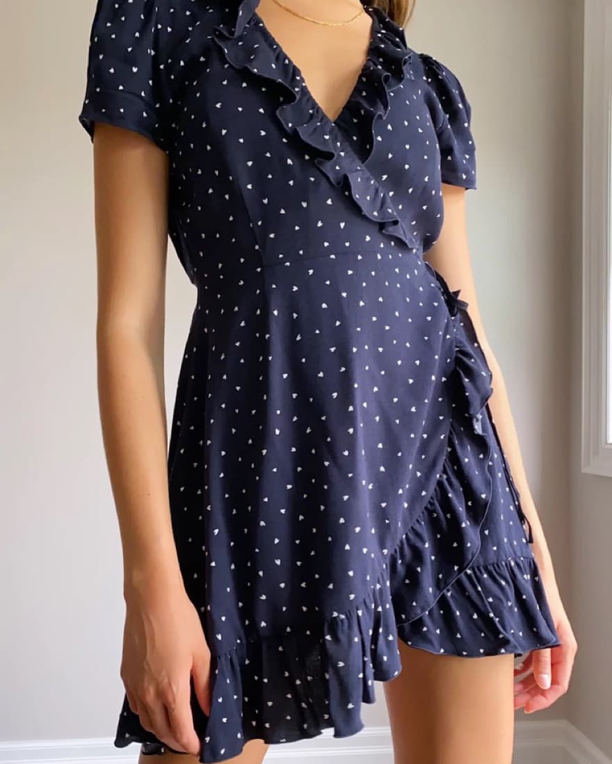 Sunday Best New Ruffle Wrap Dress - Image 1