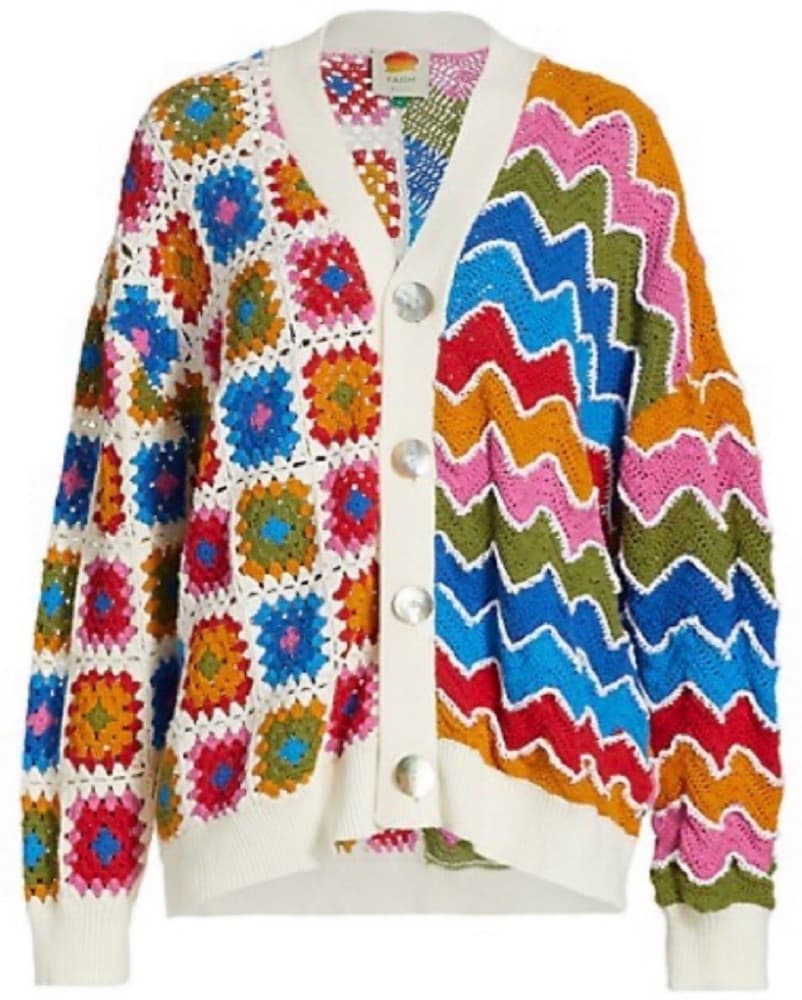 Farm Rio Crochet Cardigan - Image 3