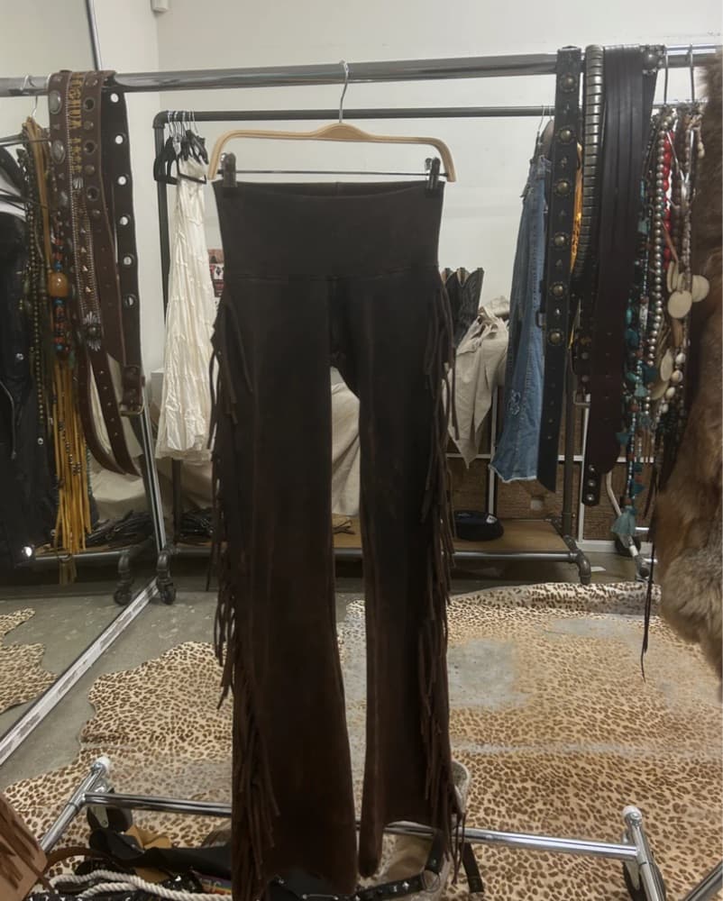 Fringe Cotton Pants  - Image 3