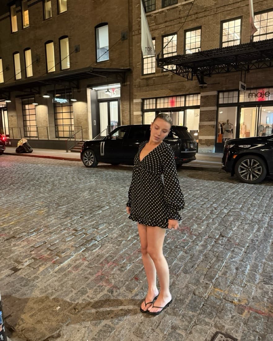Saint Laurent Polka Dot Dress - Image 5