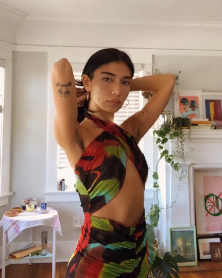 Kim Shui Green Swirl Wrap Dress  - Image 3