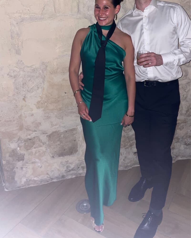 Green Alice + Olivia  Gown - Image 1